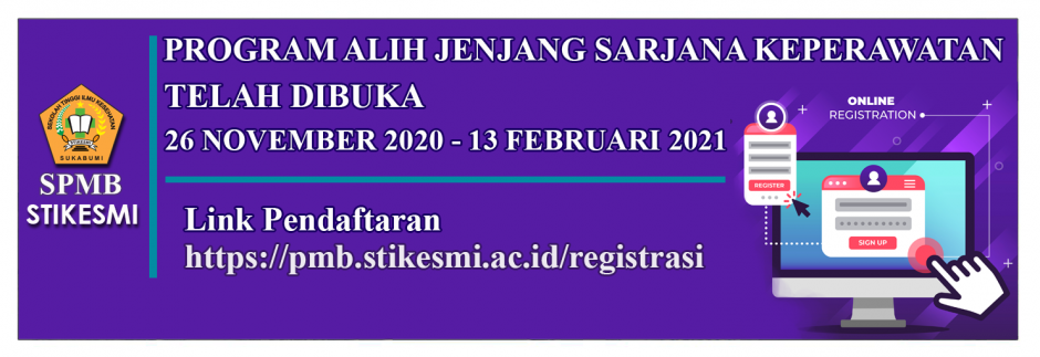 PENDAFTARAN MAHASISWA BARU 2020/2021 PROGRAM ALIH JENJANG SARJANA KEPERAWATAN