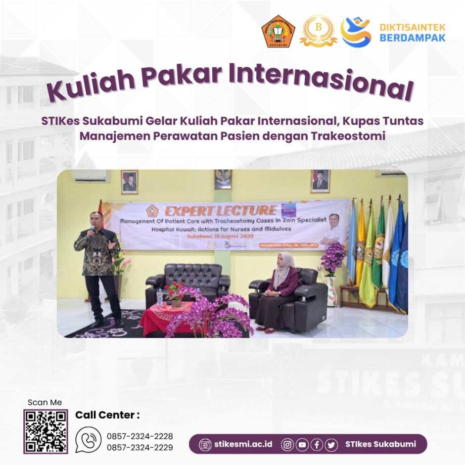 STIKes Sukabumi Gelar Kuliah Pakar Internasional, Kupas Tuntas Manajemen Perawatan Pasien dengan Trakeostomi